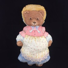 Vintage Victoria Storybook Plush Pillow Cranston Hand Sewn Stuffed Animal