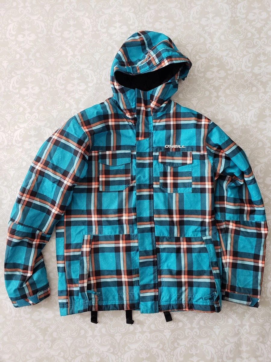 Plaid ski cheap jacket