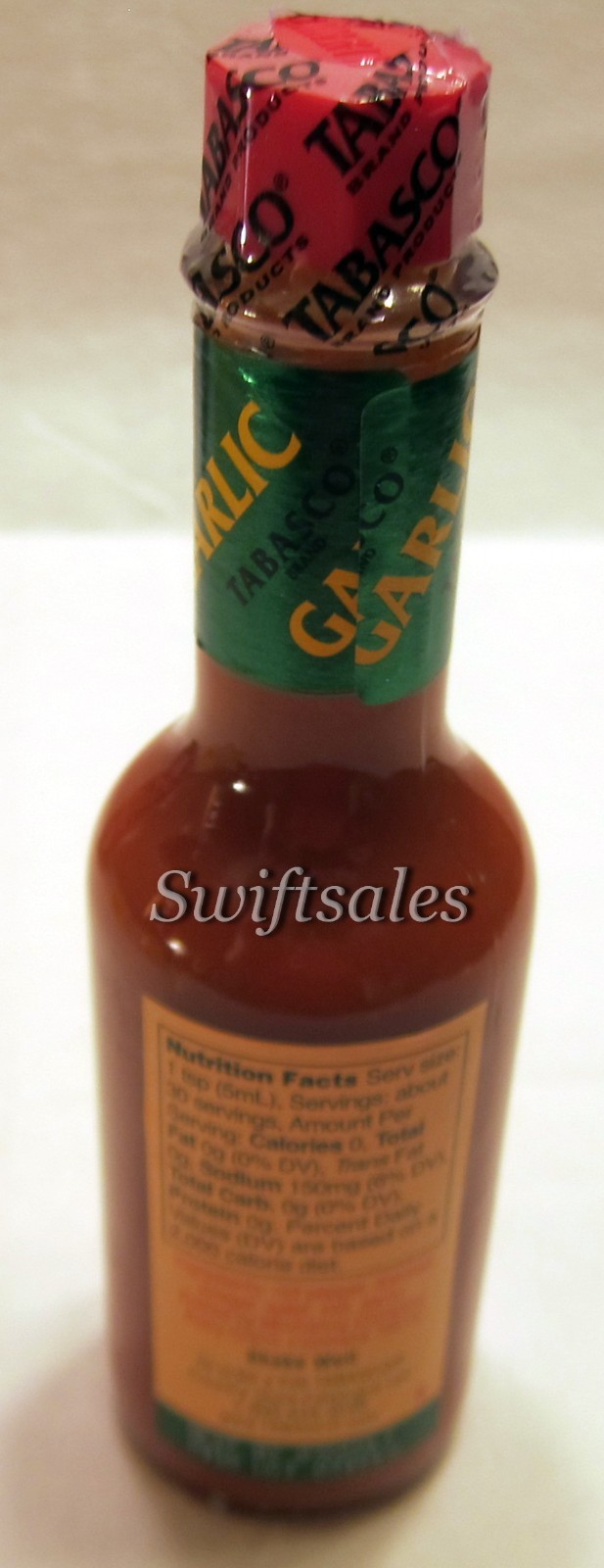 Tabasco Brand Garlic Pepper Sauce - Cayenne Garlic Flavor 5 fl oz Glass Bottle