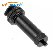 XT-XINTE  1/4" Screw Cold Shoe Tripod Mount to LED Flash Hot Shoe Screw Adapter
