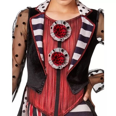 KIMOKAWAII Dark Clown Kinderkostüm Gr. L (10–12 Jahre) – Gruselig-schick Für Halloween