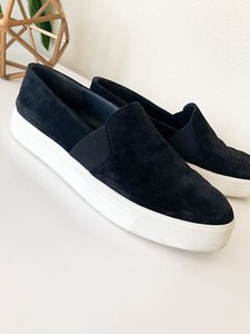 vince warren black suede