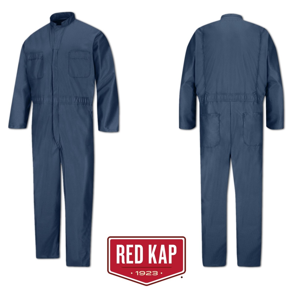 Red Kap Navy Blue Paint Operations Anti-Static Coverall CK44NV Work Uniform  New