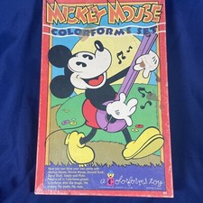 Vintage Walt Disney Mickey Mouse Colorforms Play Set. No 465. Collectable USA