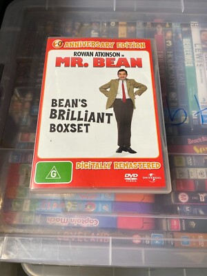 BEAN'S BRILLIANT BOXSET. Mr. BEAN Vol. 1 2 3 4. Rowan Atkinson vgc dvd t17