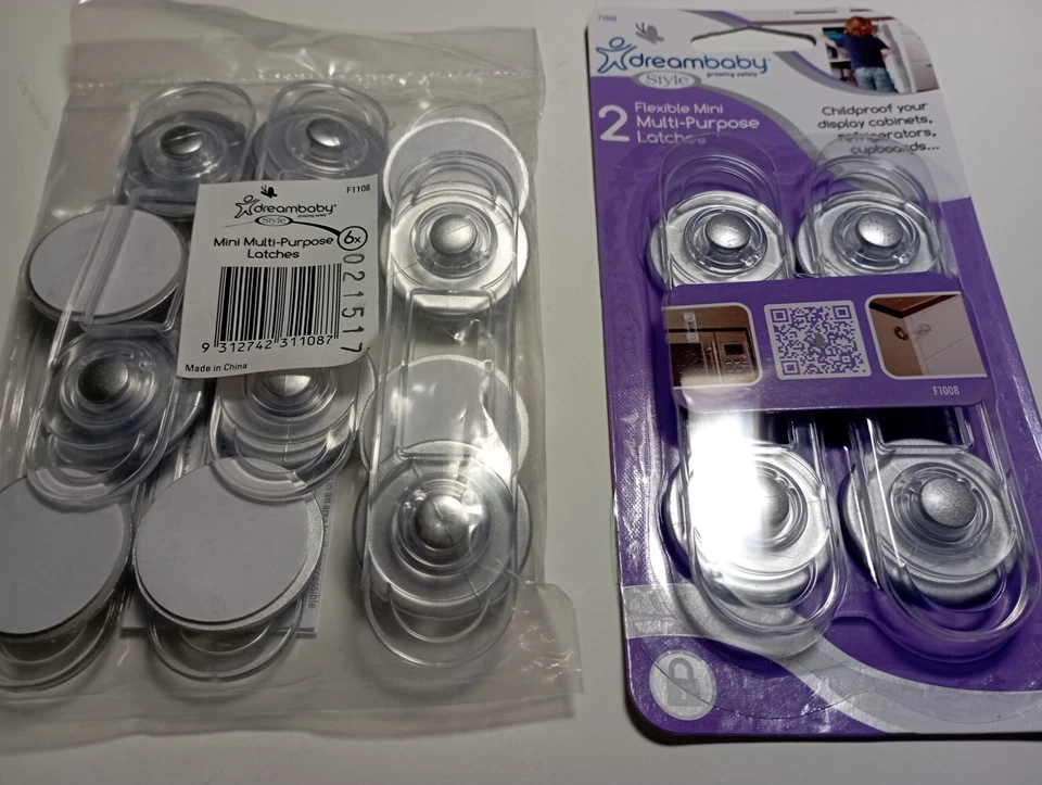 Dreambaby Sicherheitsschloss, Schranksicherung,Kindersicherung, 6 Stück