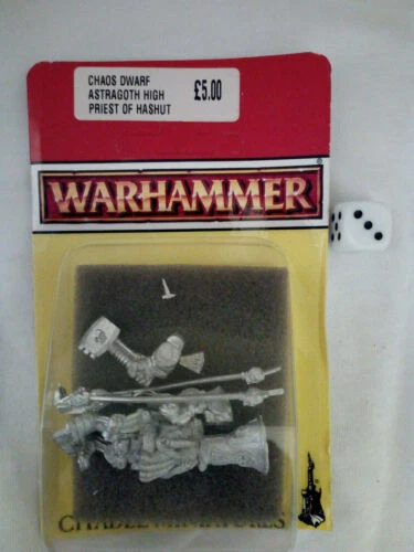 Miniature nani del caos per gioco di strategia Warhammer Fantasy Battle