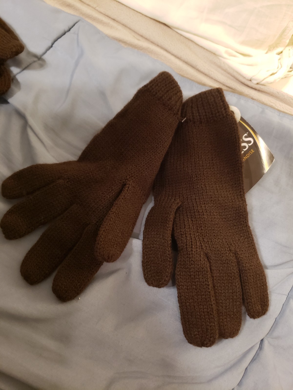 New Guinness Official Merchandise Beer Brown Knit Gloves Vintage