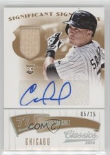 2014 Panini Classics Gold Bats 5/25 Yolmer Sanchez Carlos #36 Auto 8wm