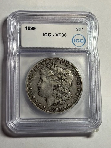 1899 Morgan Silver Dollar $1 PCGS VF30 Nice Circulated Key Date