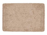 Wenko Badmatte Badia Beige 60X90Cm Badteppich Rutschfest Badvorleger Waschbar