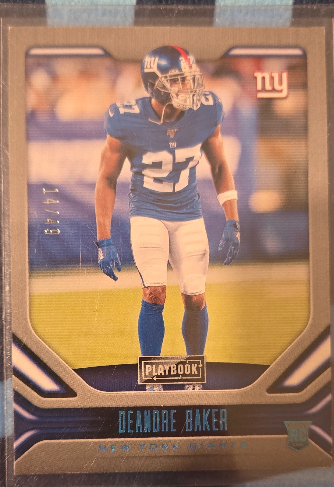 2019 Panini Playbook - Rookies Deandre Baker #144 Platinum /49 (RC)