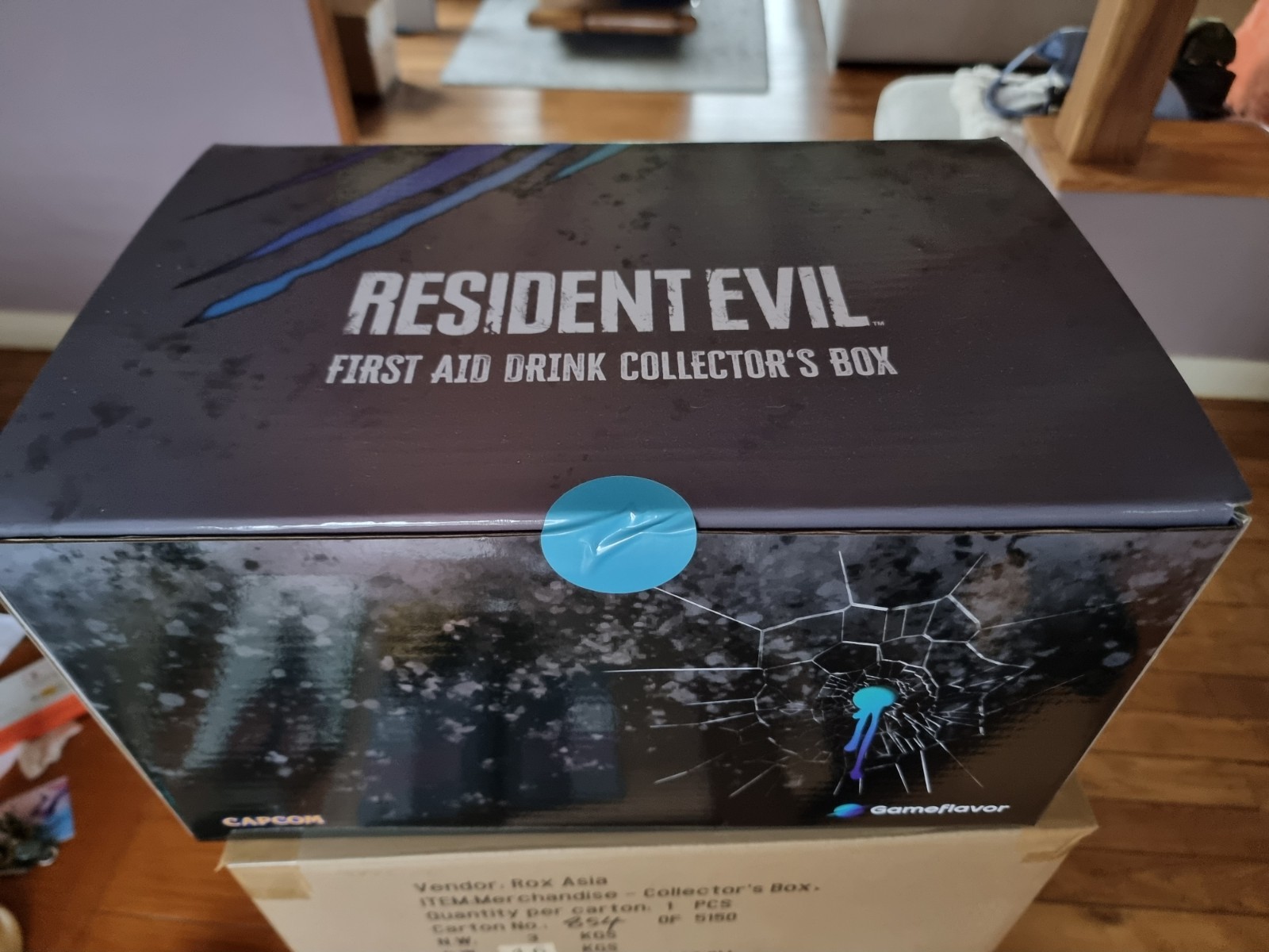 Resident Evil First Aid Drink Collector 's Box avec 10 boissons de 330ml pour fans du jeu