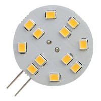 G4 Led Stiftsockel 12X2835Smdchip 12V 190Lm 2W(=20W) (Scheibe) Warm Weiß