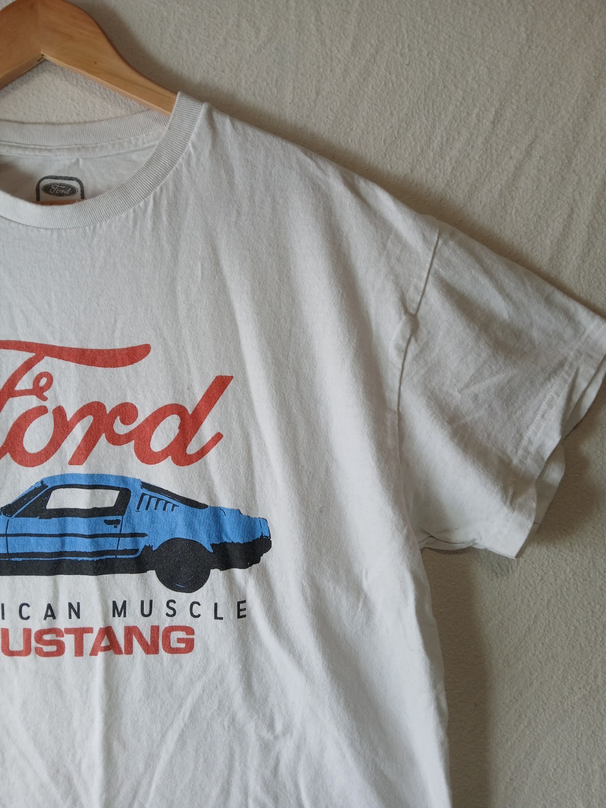PONY T shirt Ford Mustang American Muscle grafica XL maglietta cotone