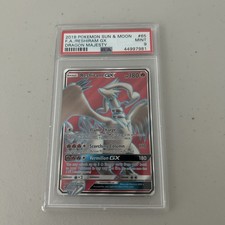 POKEMON SUN & MOON DRAGON MAJESTY #65 FULL ART/RESHIRAM GX PSA 9 on eBay