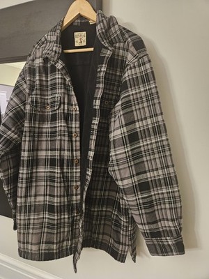 Men's Redhead Brand Co 1856 Button Up Insulated Plaid Flannel Shirt | Size Large