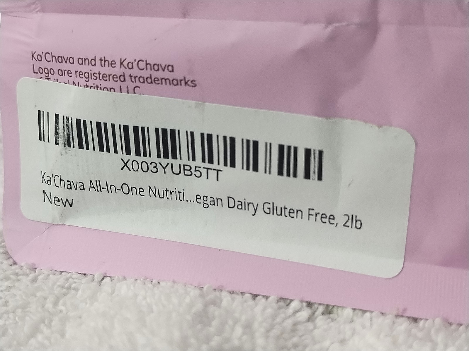 KACHAVA - 32 OZ. Acai Coconut ALL-IN-ONE NUTRITION SHAKE  EXP 03/2026