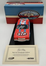 1981 1/24 42 Richard Petty  STP Petty Swap At Riverside  AUTO 1 of 396 SD Ship