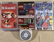 Sony PSP The Incredibles New, Robots New, Namco Museum Open w/Box, Coded Arms