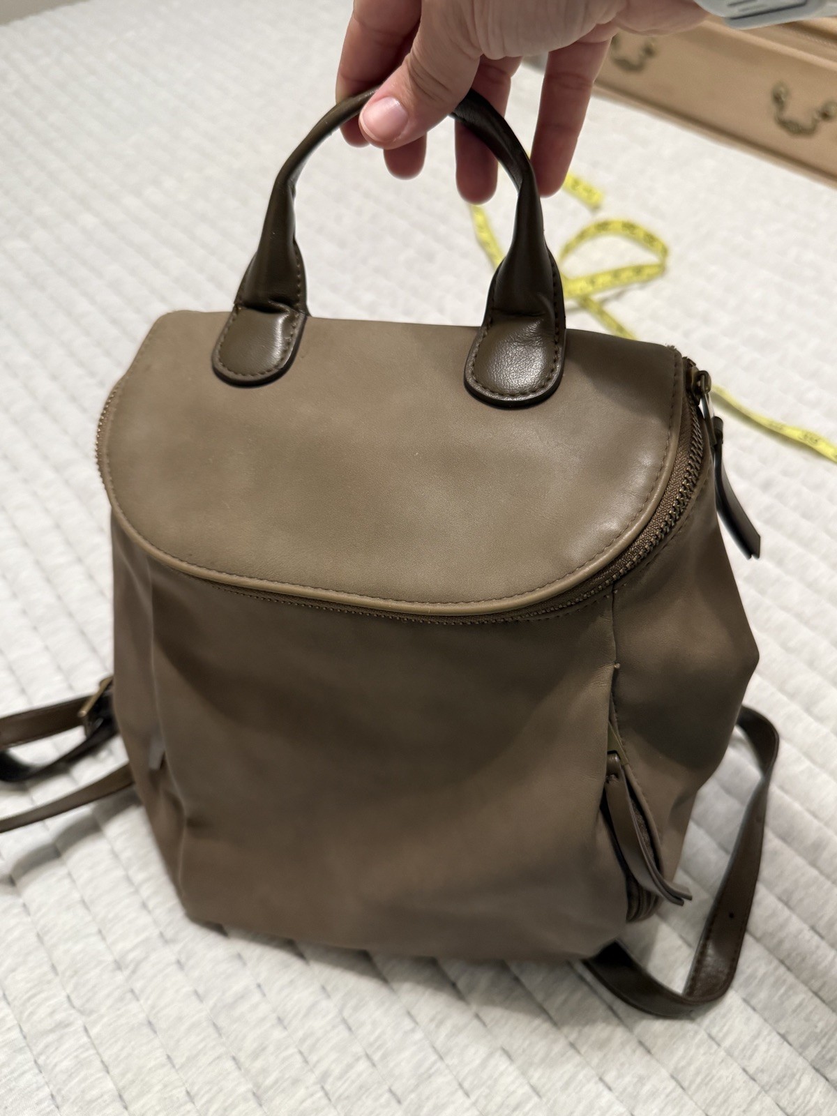 Universal Thread Mini Brown Backpack Purse, adjus… - image 14