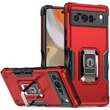 Military Grade Shockproof Hybrid Armor Case with Ring Grip for Google Pixel