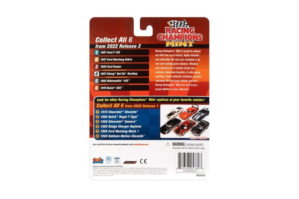 1997 FORD MUSTANG COBRA 1/64 DIECAST CAR RC2 RCSP025/24 - Image 3 of 4