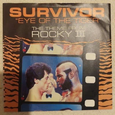 Survivor Eye of the Tiger 7'' Vinyl Single 1982 Scotti Brothers SCT A2411