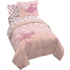 NEW Disney Minnie Mouse 7 Pc Full Comforter  Sheet Set Franco PINK