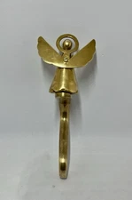 Vintage Jefferson Brass Christmas Angel Stocking Holder
