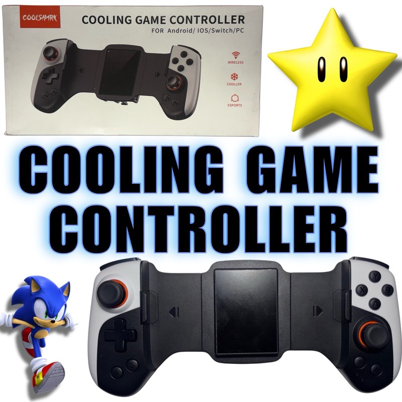 JK02 Type C Cooling Game Controller Mobile Gaming Nintendo Switch iOS Android