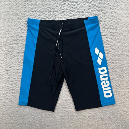 Traje de baño Arena Swim Jammers talla 36 (se adapta a 30) negro azul equipo cordón 8"
