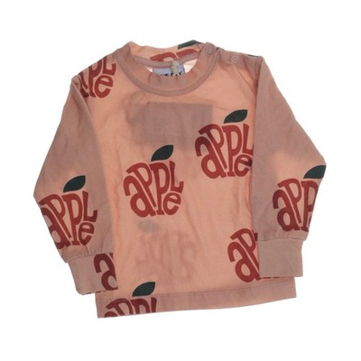 One Day Parade, Langarmshirt, Größe: 74/80, Beige/Rot #WVa