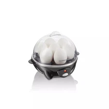 Hamilton Beach Rapid 7-Egg Cooker - Black: Electric Egg Boiler,Poacher & Steamer