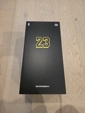 Enterbay NTWRK Exclusive White Bonus Jersey LeBron James 1/6 Figure Lakers