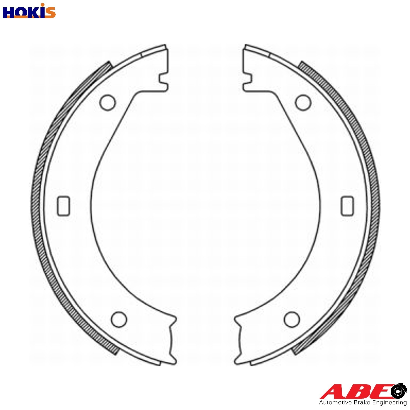 BRAKE SHOE SET PARKING BRAKE CRB005ABE FOR MINI BMW 1/3/E9/Convertible/E88/E82