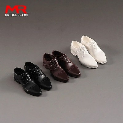 1/6 Men's Brown Shoes Model Scene Prop Fit 12'' Male Action Figure Doll Body Toy