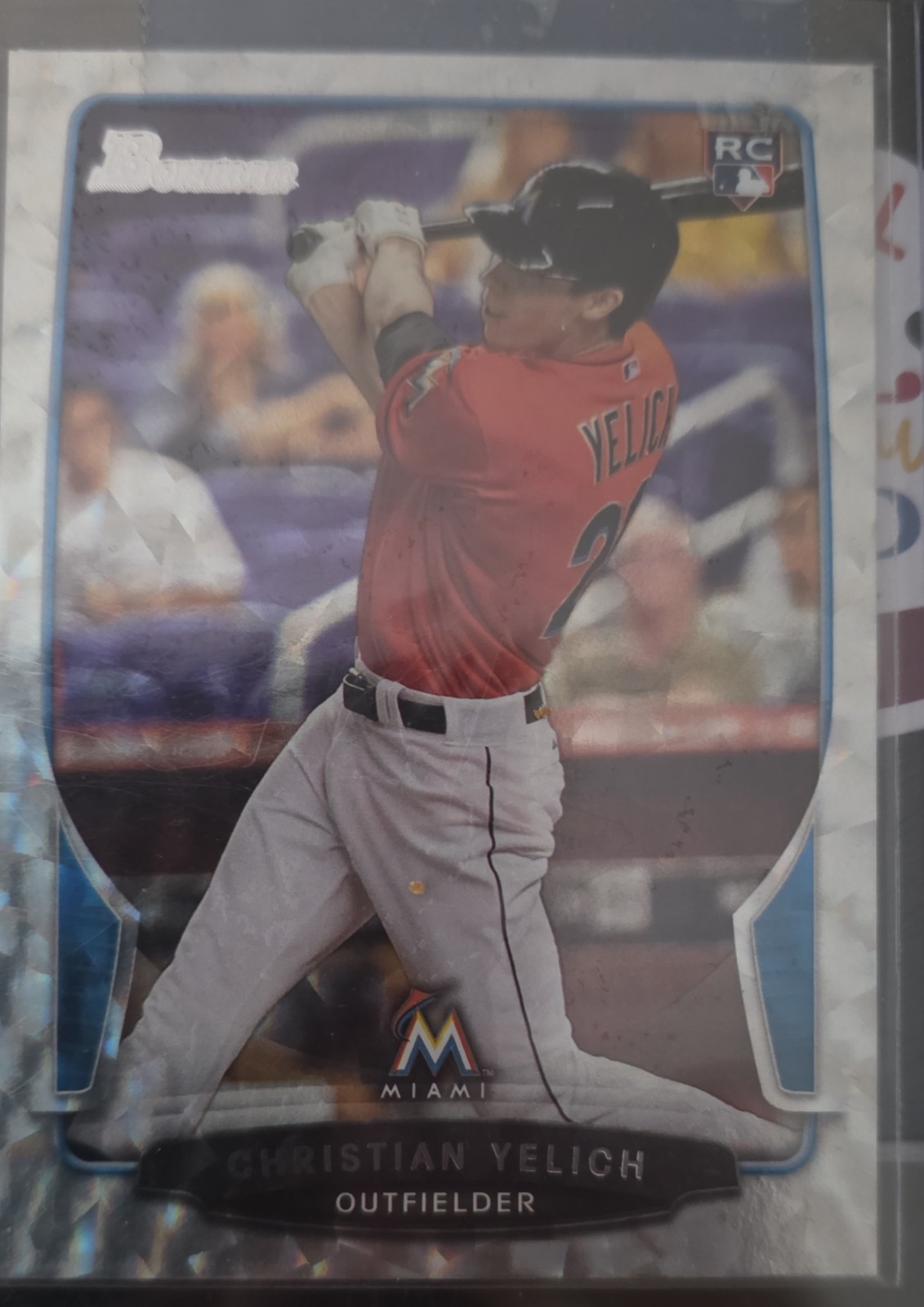 2013 Bowman Draft Picks & Prospects - Christian Yelich #40 Silver Ice (RC)