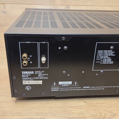 （レトロ商品）YAMAHA POWER AMPLIFIER PC7500 Vintage Yamaha MX-830 Stereo Power Natural Sound Amplifier Tested
