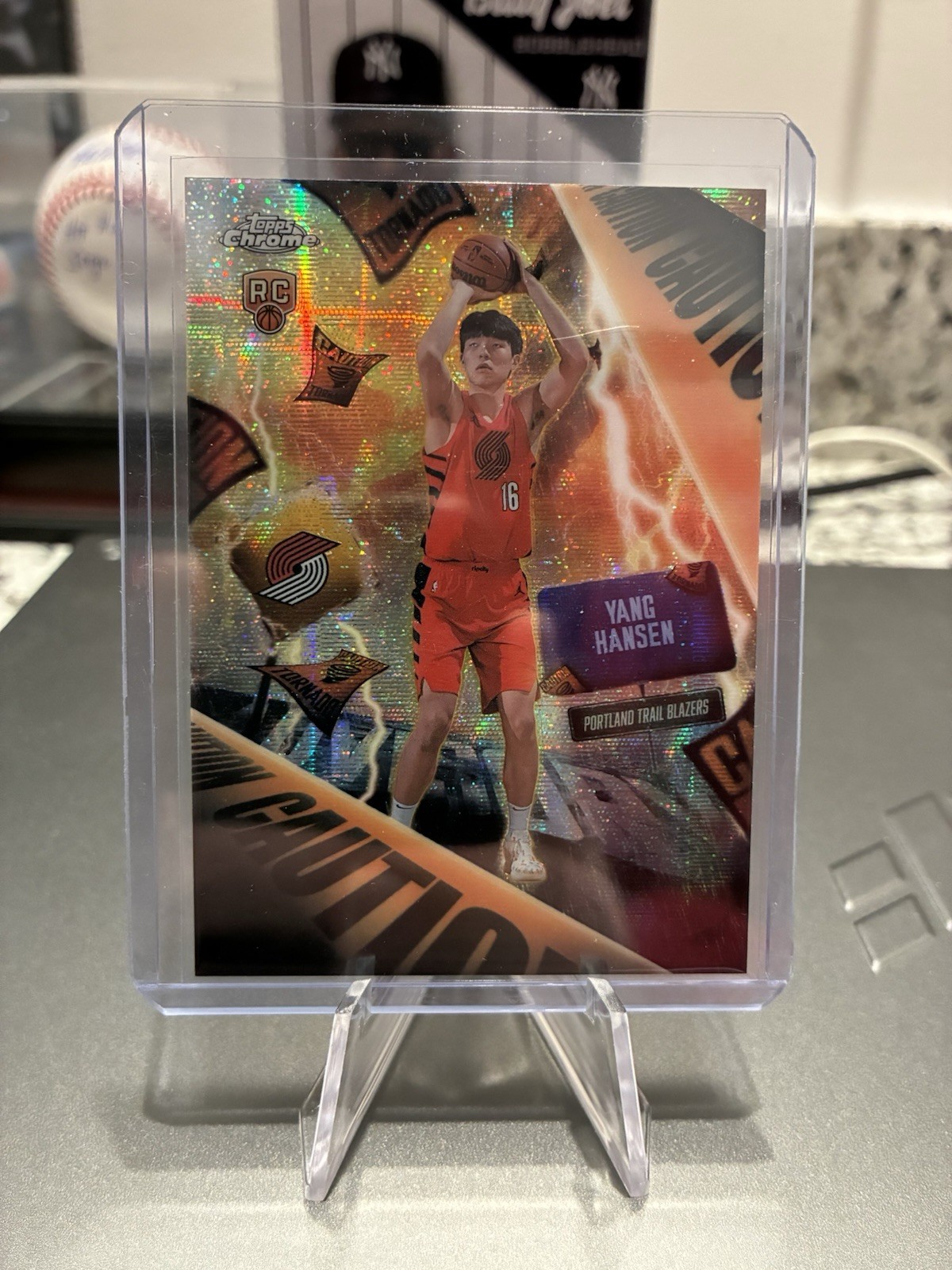 2025-26 Topps Chrome Yang Hansen Advisory RC Rookie SSP #AD-20 Trail Blazers