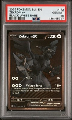 Zekrom ex #172 from Black Bolt ((2025)) – Pokémon card