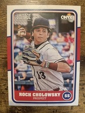 2025 Onyx Vintage Roch Cholowsky Prospect SS Baseball Card UCLA