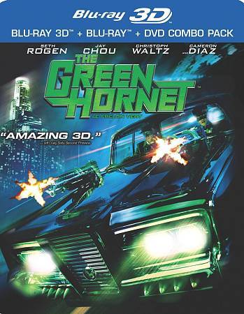 The Green Hornet (3D Blu ray/Blu ray/DVD Bilingual) Free Shipping In Canada - Picture 1 of 1