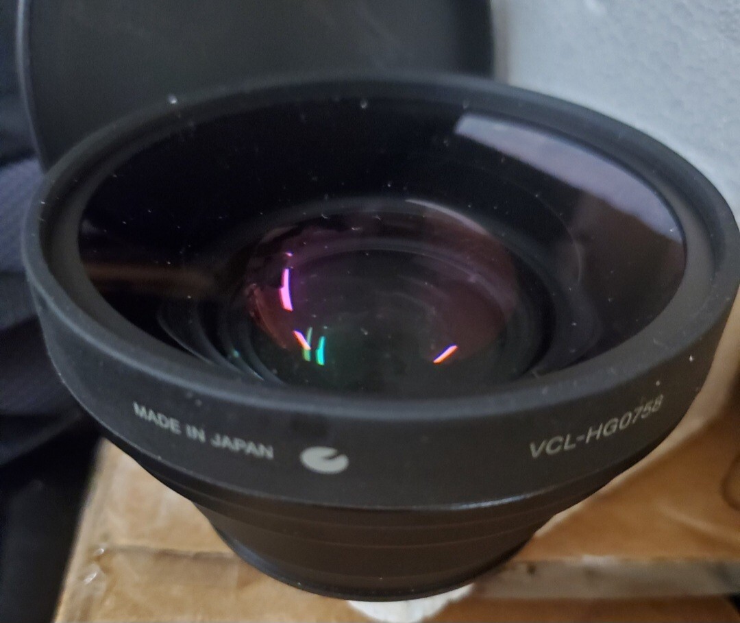 Sony VCL-HG0758 X0.7 Wide Conversion Lens with soft case NEW. | eBay