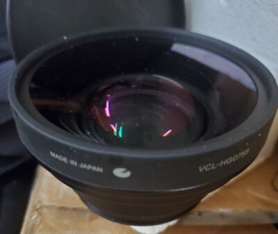 Sony VCL-HG0758 X0.7 Wide Conversion Lens with soft case NEW. | eBay