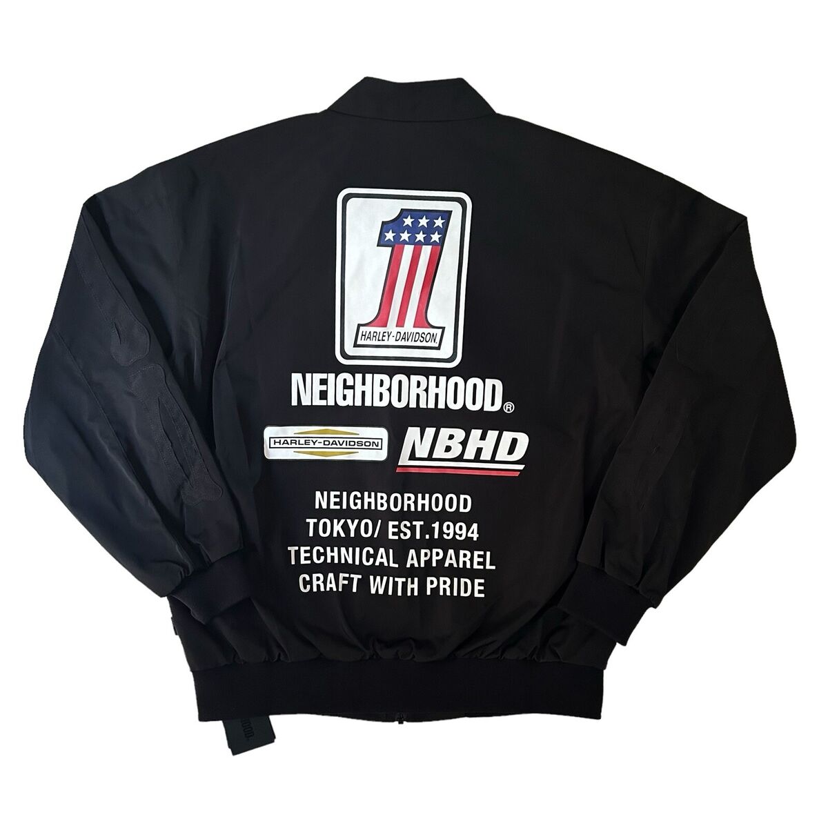 Neighborhood x Harley Davidson Men's Size XL Racing Bones Neighborhood x Harley Davidson Men's Size XL Racing Bones