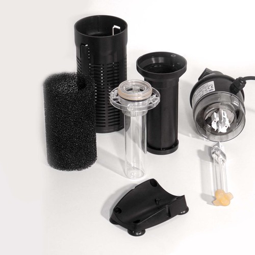 UVC Aquariumpumpe 6W Strömungspumpe Wasserklärer Lichtfilter Teichklärer Filter - Bild 2 von 7