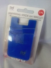 2pack Universal Adhesive Phone Card Holder, Stick on Any Phones & Cases, wallet