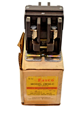Fasco 2M30-C Magnetic Contactor/Definite Purpose