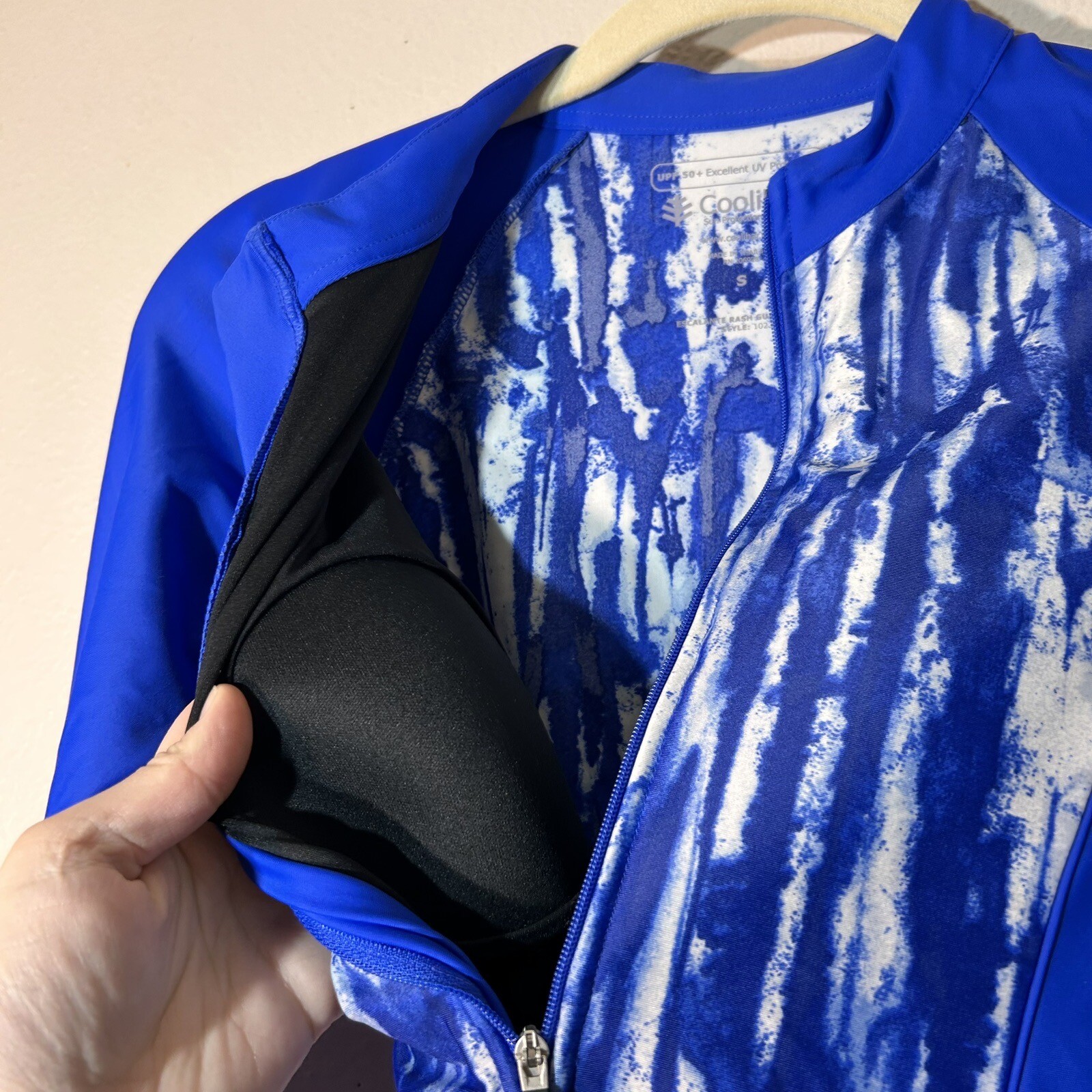 Coolibar UPF 50+ Women's Escalante Rash Guard Swim Shirt Size Small